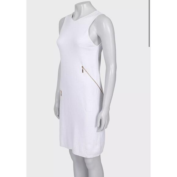 Chanel White Cotton Blend Dress Sz.36 - Picture 2 of 7